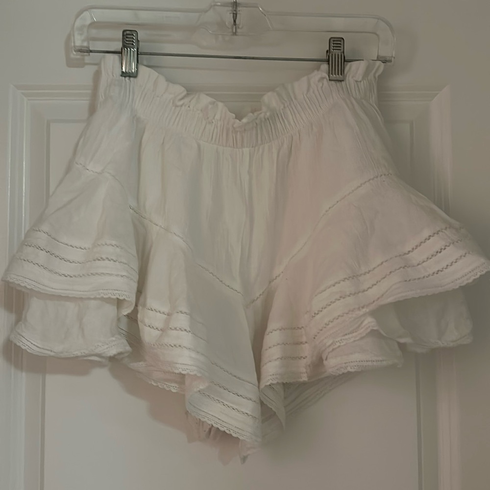 Aerie Rock N Ruffle Skort White